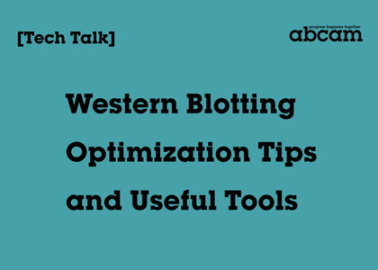 [講座] Western Blotting - Optimization Tips and Useful Tools  - 西方墨點, troubleshooting,疑難雜症,講座, abcam,
